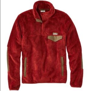 L.L.Bean Men’s Hi-Pile Fleece Pullover Jacket Outdoor Gorpcore